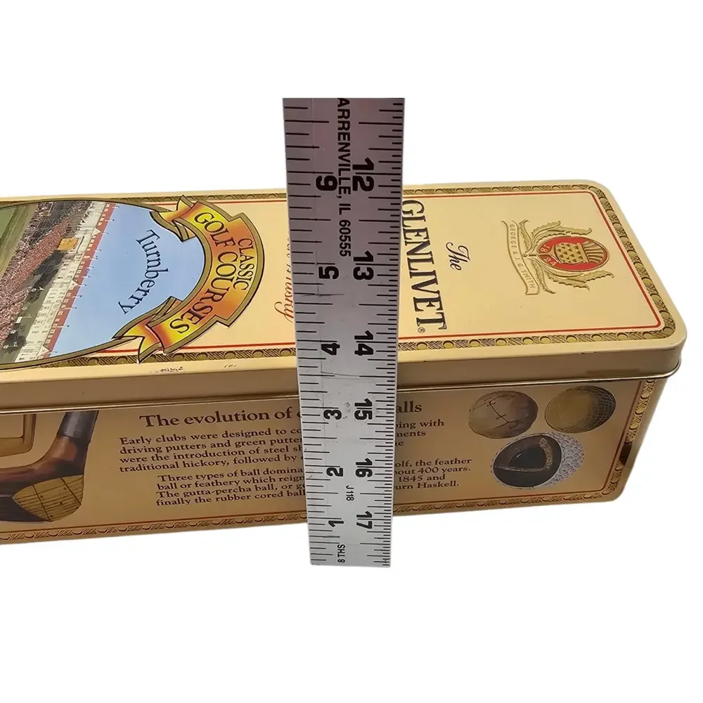 The‎ Glenlivet 12 Year Classic Golf Courses of Scotland Tin - highly collectable